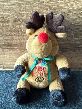Vintage NBC Kids Christmas Reindeer Plush No 4
